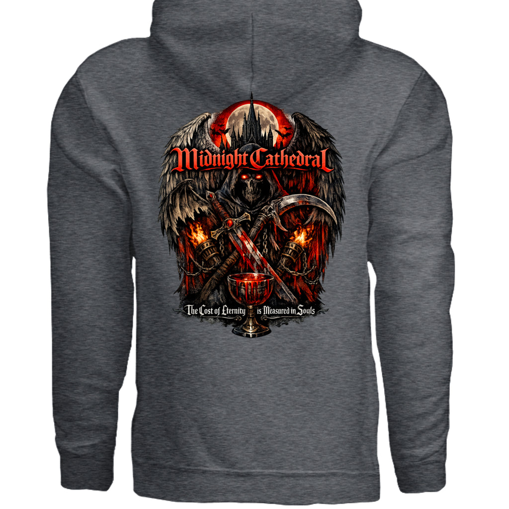 DARK HEATHER - G185 - BACK